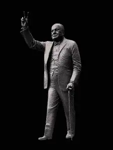 Churchill's fear of public speaking