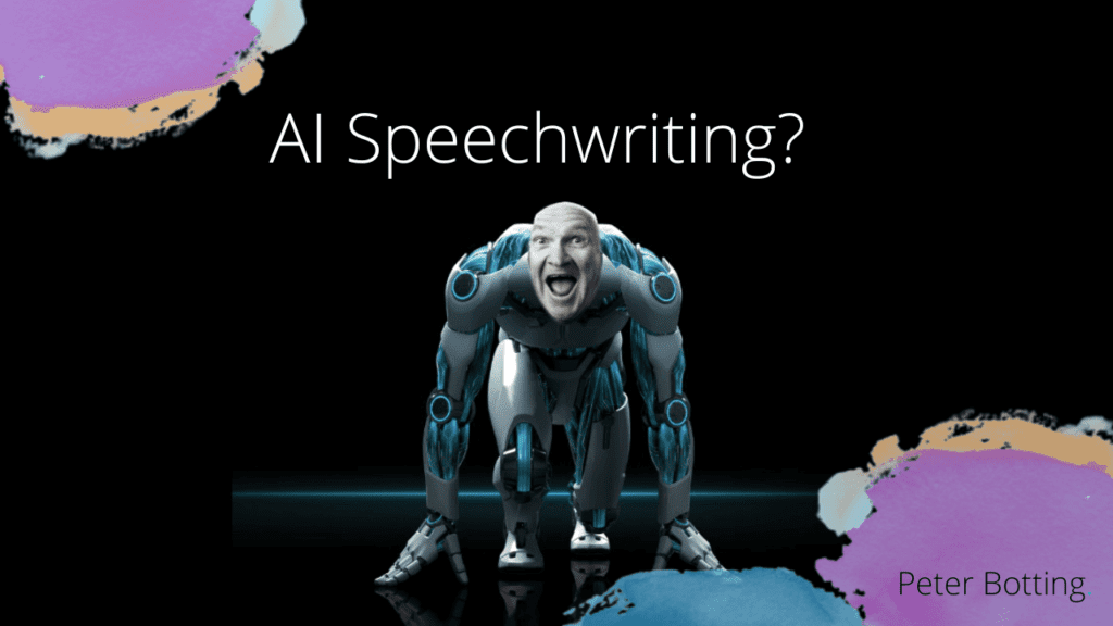 AI speechwriting